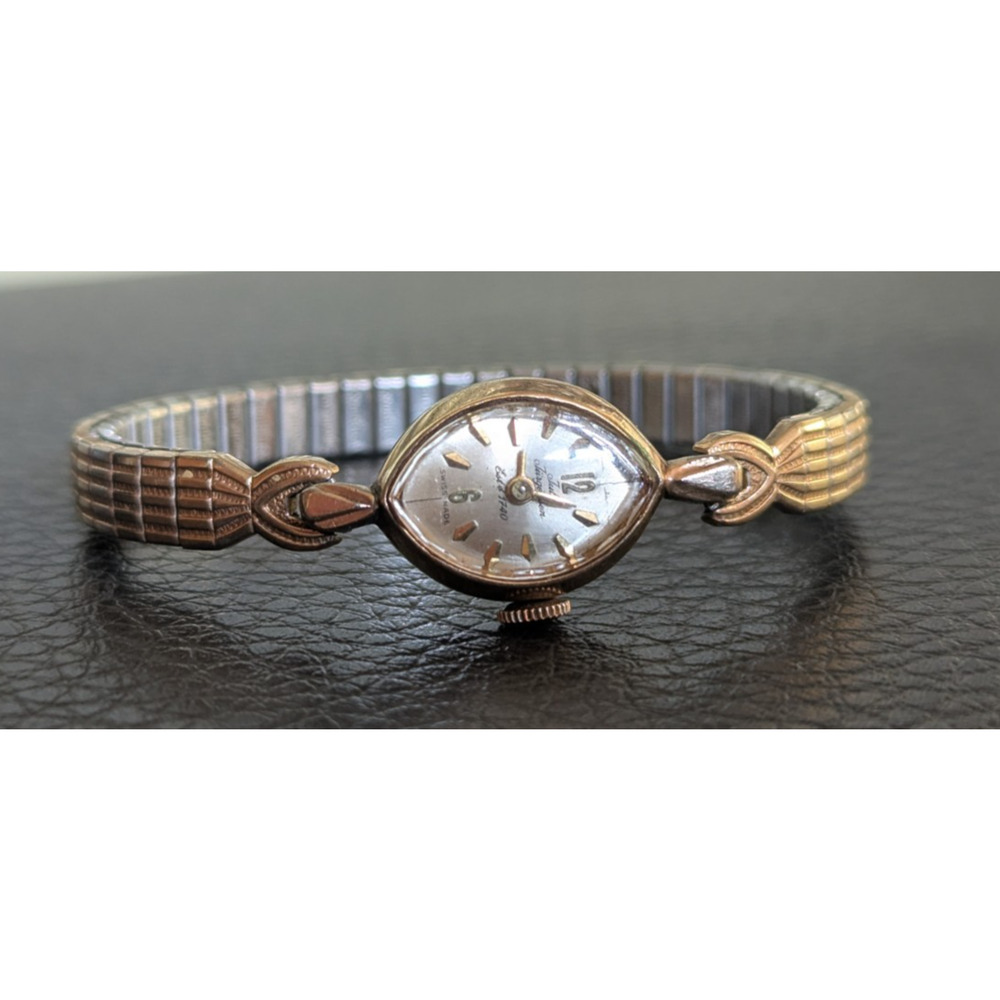 Vintage Jules Jurgensen Swiss Wind Up Ladies Watch 10 KGF